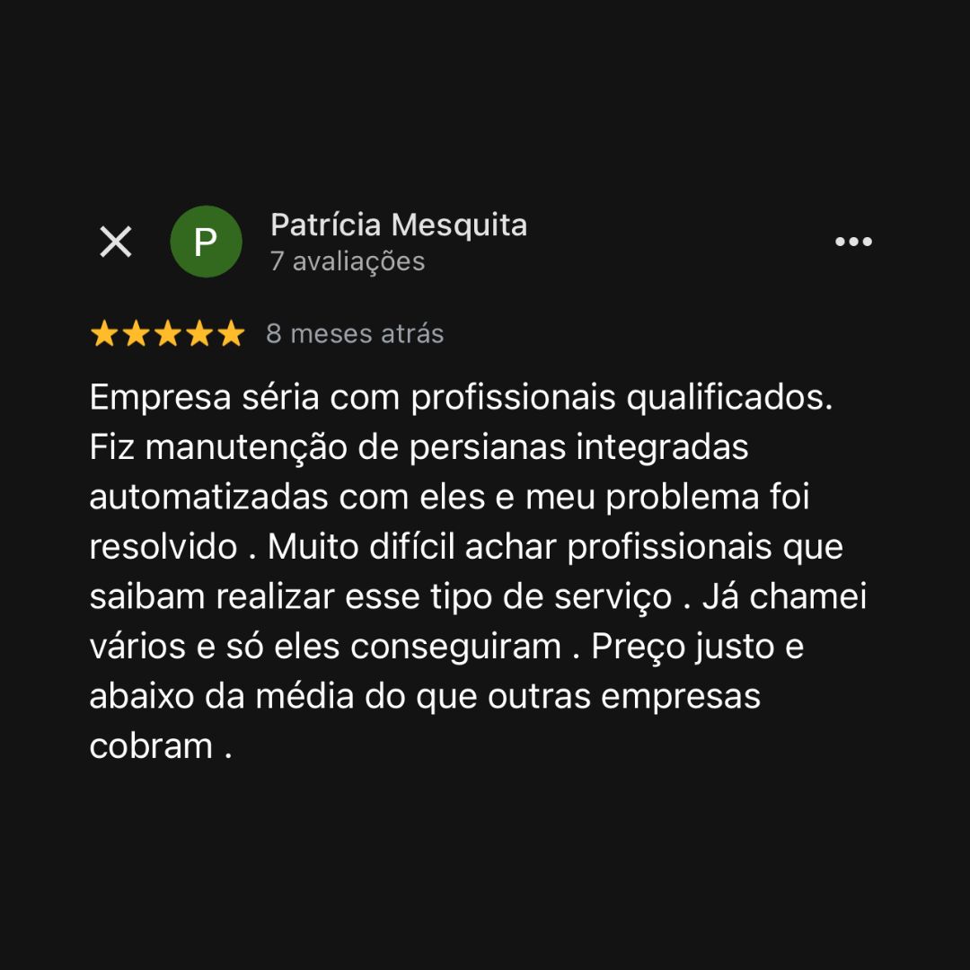 Feedback Patrícia Mesquita